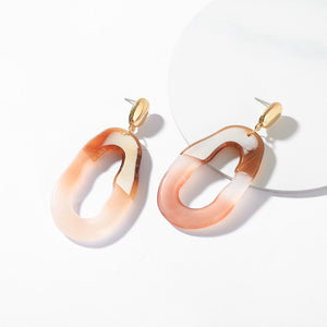 Ophelia Marbled Drop Earrings