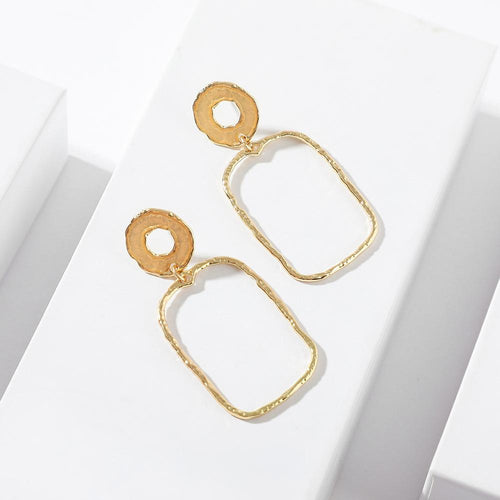 Vintage Rectangle Hoops